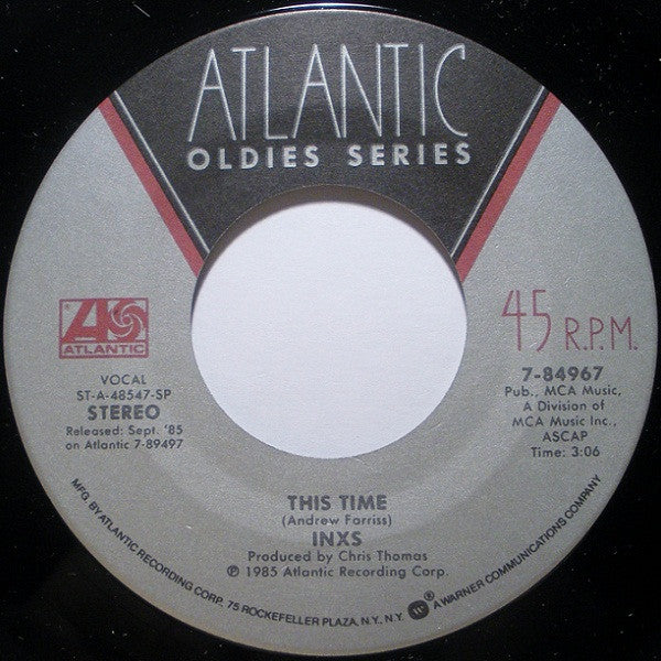 INXS : This Time / What You Need (7")