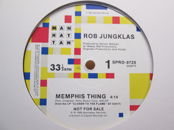 Rob Jungklas : Memphis Thing (12", Promo)