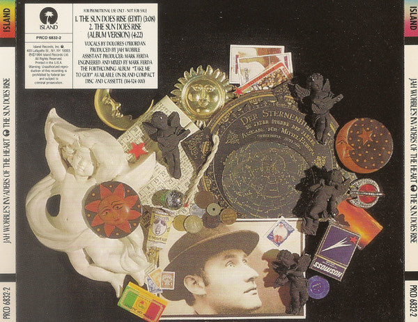 Jah Wobble's Invaders Of The Heart : The Sun Does Rise (CD, Single, Promo)