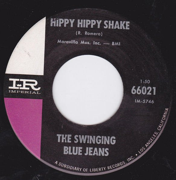 The Swinging Blue Jeans : Hippy Hippy Shake (7", Single)