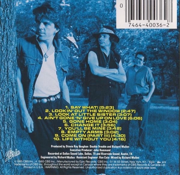 Stevie Ray Vaughan & Double Trouble : Soul To Soul (CD, Album, RE, Pit)