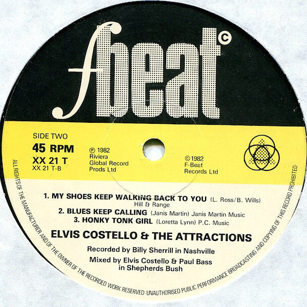 Elvis Costello & The Attractions With Royal Philharmonic Orchestra : I'm Your Toy (12", Single, Ltd)