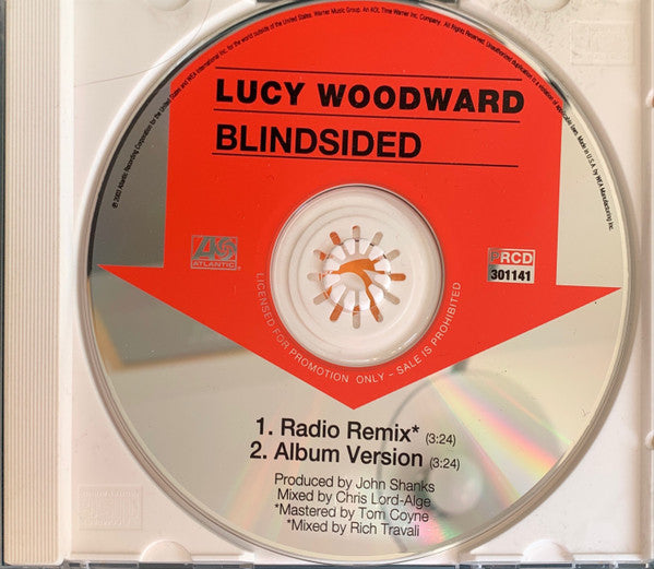 Lucy Woodward : Blindsided (CD, Single, Promo)