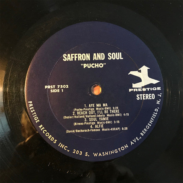 Pucho & His Latin Soul Brothers : Saffron & Soul (LP, Album)