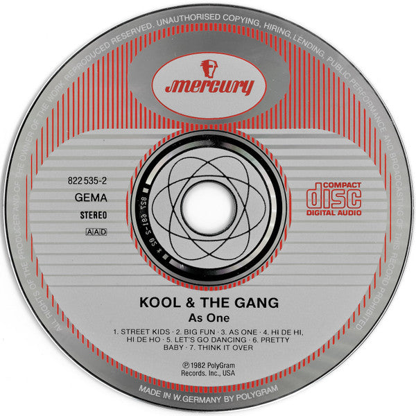 Kool & The Gang : As One (CD, Album, RE)