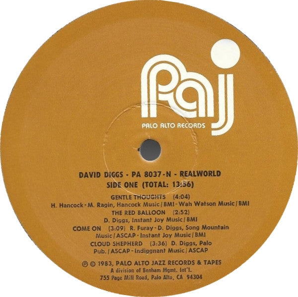 David Diggs : Realworld (LP, Album)