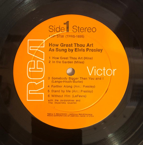 Elvis* : How Great Thou Art (LP, Album, RP, Hol)