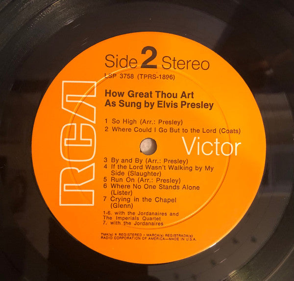 Elvis* : How Great Thou Art (LP, Album, RP, Hol)