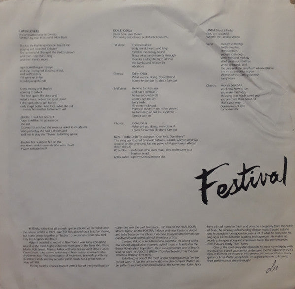 Lee Ritenour : Festival (LP, Album, Spe)