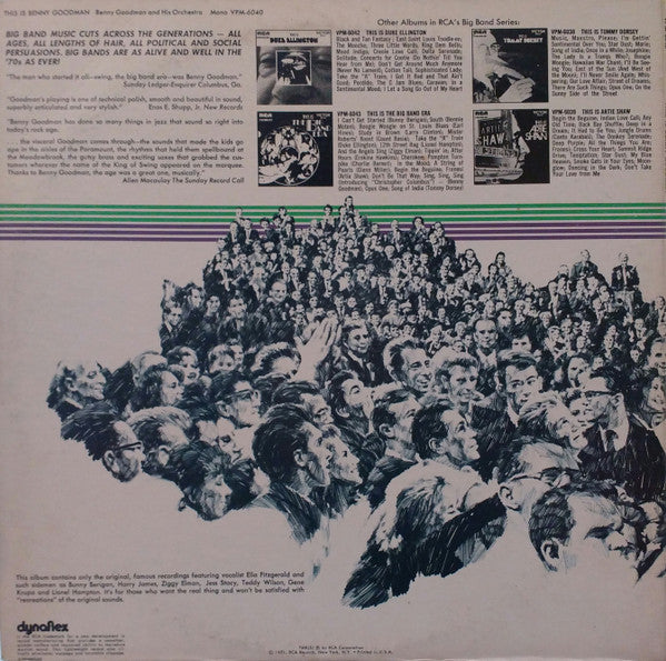 Benny Goodman And His Orchestra : This Is Benny Goodman (2xLP, Comp, Mono, Hol)