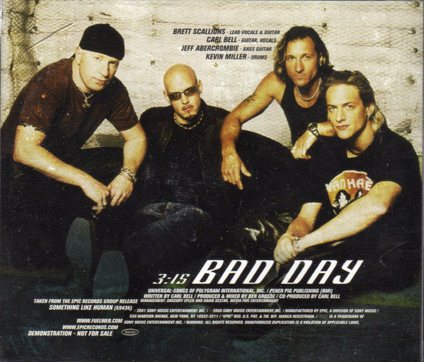 Fuel (3) : Bad Day (CD, Single, Promo)
