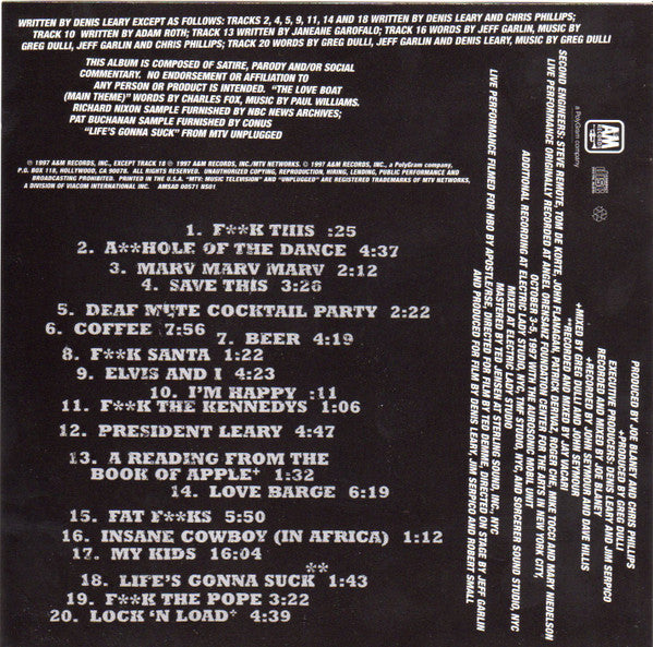 Denis Leary : Lock 'N Load (CD, Album, Promo)