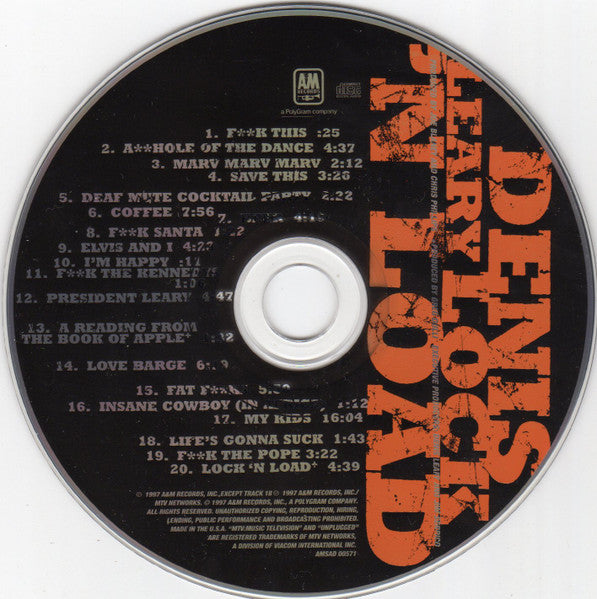 Denis Leary : Lock 'N Load (CD, Album, Promo)