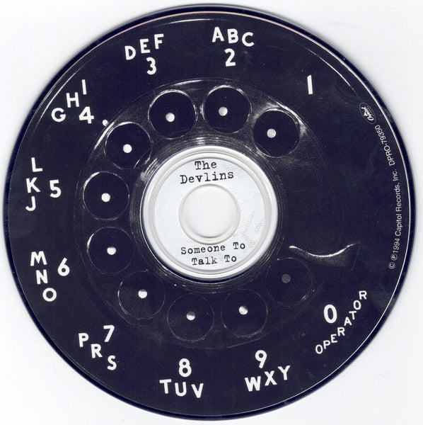 The Devlins : Someone To Talk To (CD, Single, Promo, Sli)