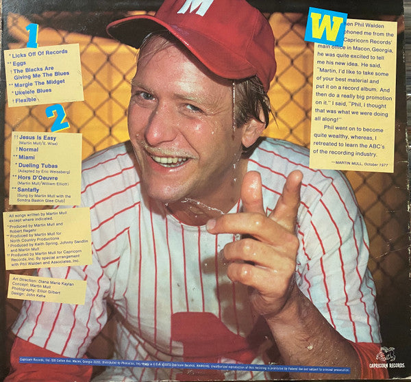 Martin Mull : No Hits, Four Errors-The Best Of Martin Mull (LP, Comp)