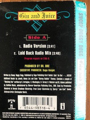 Snoop Dogg : Gin & Juice (Cass, Single)