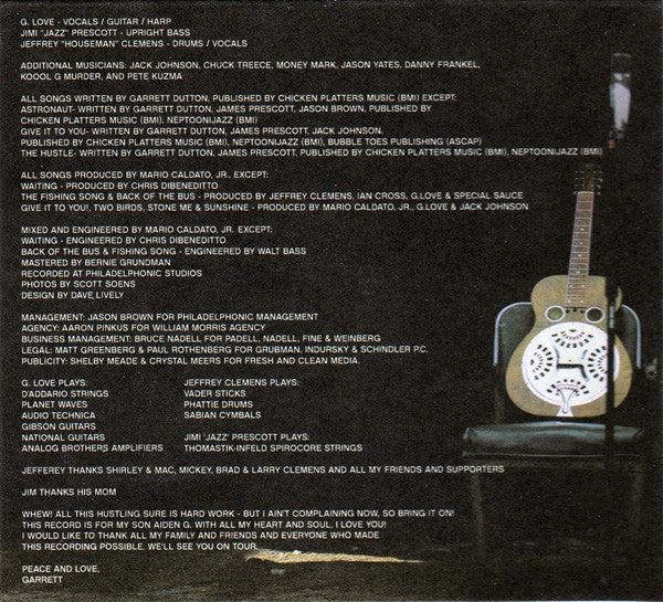 G. Love : The Hustle (CD, Album, Dig)