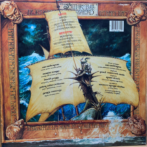 Jethro Tull : The Broadsword And The Beast (LP, Album, PRC)