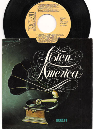 Various : Listen America (7", Promo, Smplr)
