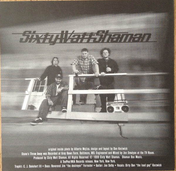 Spirit Caravan / Sixty Watt Shaman : Darkness And Longing / Stone's Throw Away (7", Single)