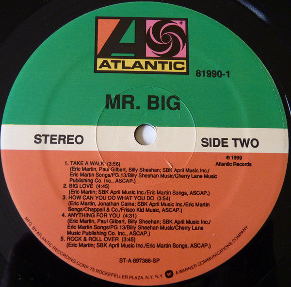 Mr. Big : Mr. Big (LP, Album)