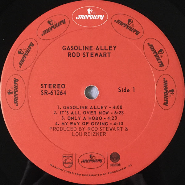 Rod Stewart : Gasoline Alley (LP, Album, RE, PRC)