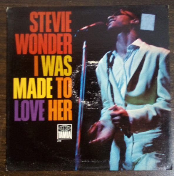 Stevie Wonder : I Was Made To Love Her (LP, Album, Mono, RP, Ind)