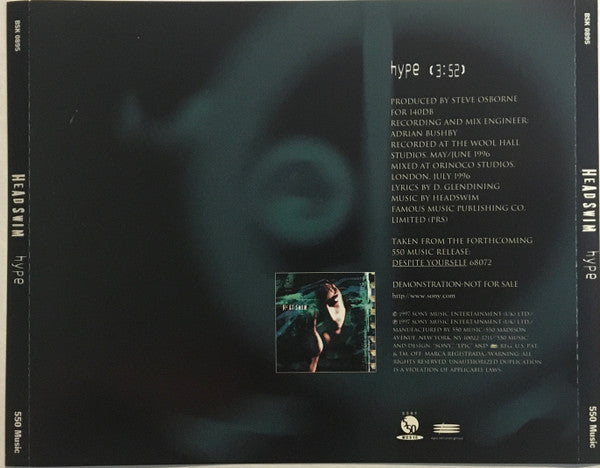 Headswim : Hype (CD, Single, Promo)