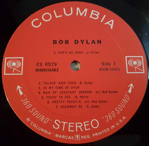 Bob Dylan : Bob Dylan (LP, Album, RP, San)