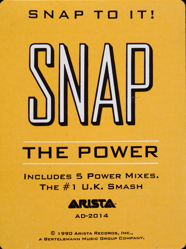 Snap! : The Power (12")