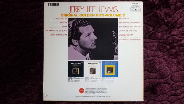 Jerry Lee Lewis : Original Golden Hits-Volume 2 (LP, Comp)