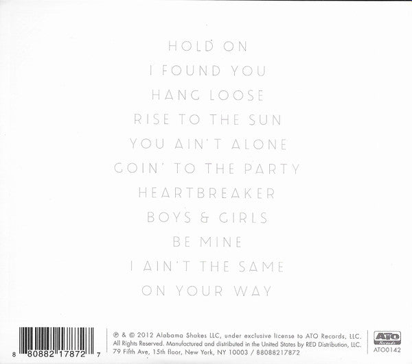 Alabama Shakes : Boys & Girls (CD, Album, Dig)