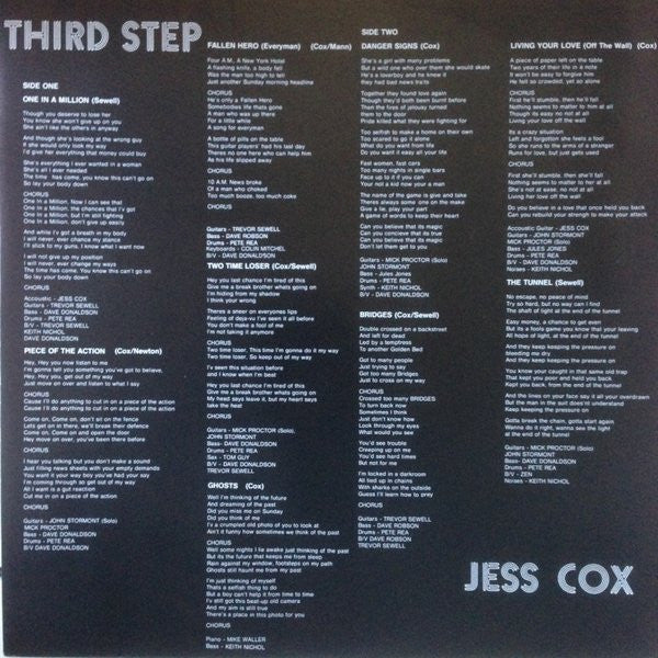 Jess Cox : Third Step (LP, Album)