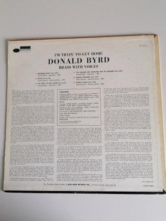Donald Byrd : I'm Tryin' To Get Home (Brass With Voices) (LP, Album, RE)