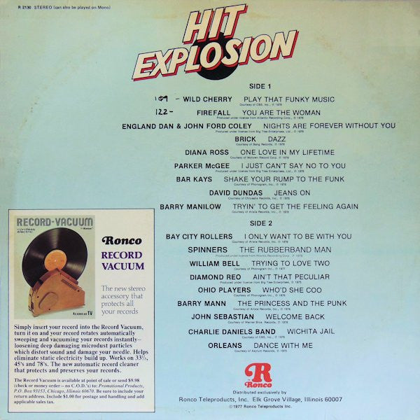 Various : Hit Explosion (LP, Comp)