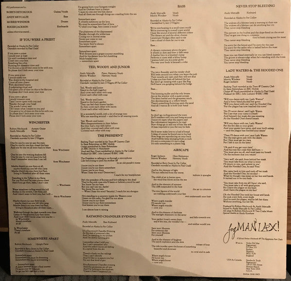 Robyn Hitchcock And The Egyptians* : Element Of Light (LP, Album)