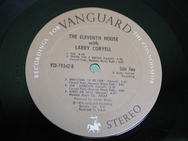 The Eleventh House With Larry Coryell : Introducing The Eleventh House (LP, Album, Ter)