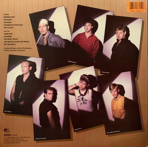 The Members : Uprhythm, Downbeat (LP, Album, EMW)