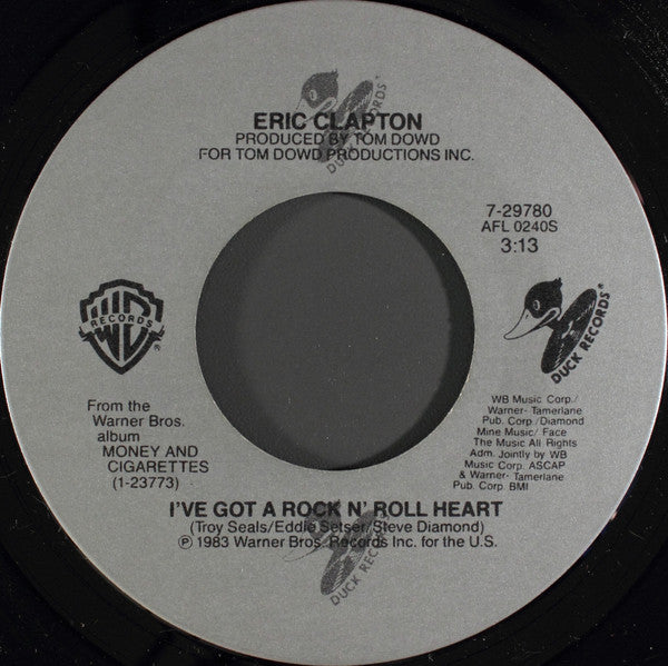 Eric Clapton : I've Got A Rock N' Roll Heart (7", Single, Spe)