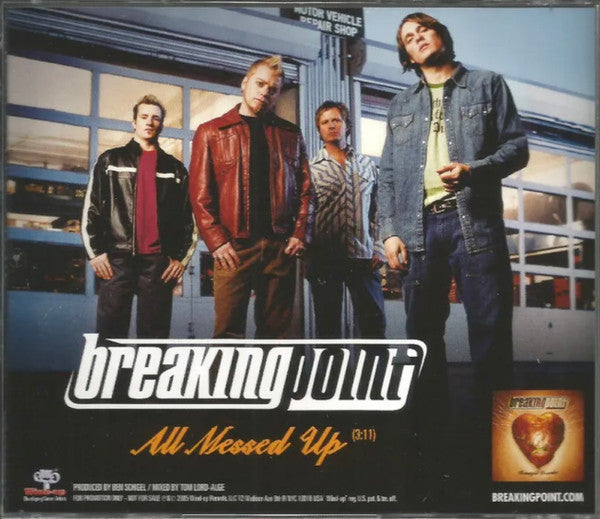 Breaking Point (2) : All Messed Up (CD, Single, Promo)