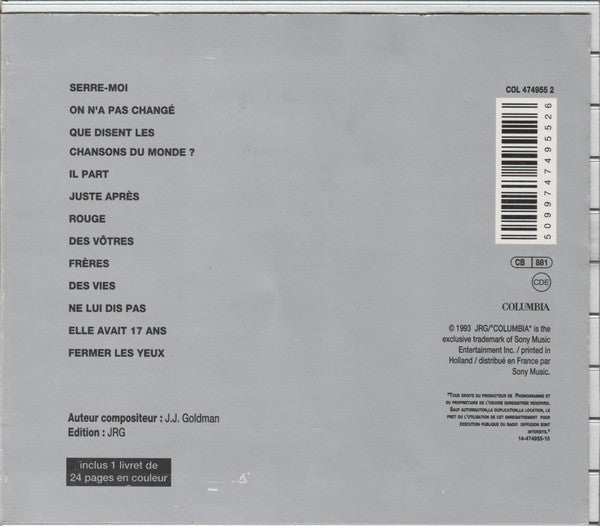 Fredericks Goldman Jones : Rouge (CD, Album, Met)
