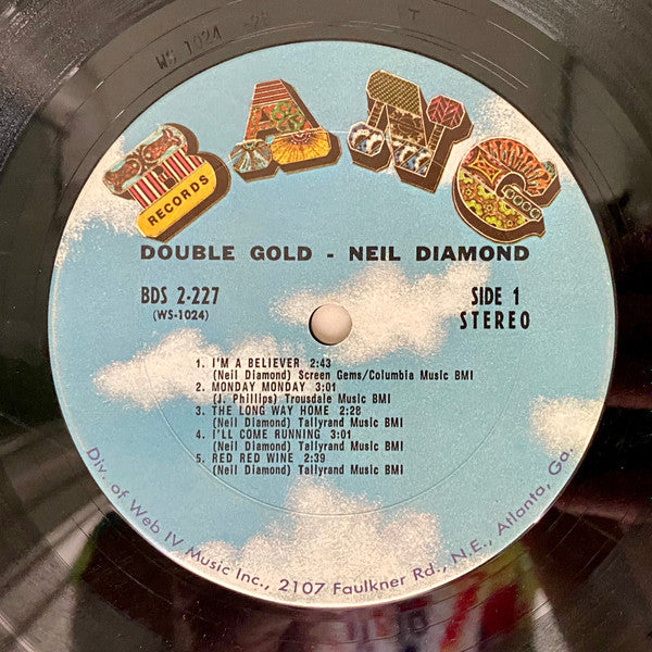 Neil Diamond : Double Gold (2xLP, Comp, RP, Ter)