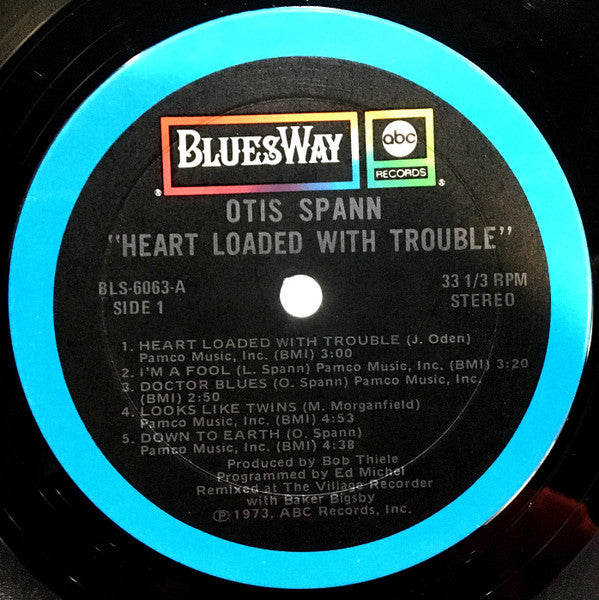 Otis Spann : Heart Loaded With Trouble (LP, Comp, Ter)