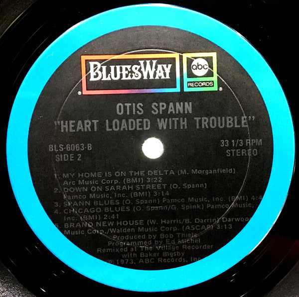 Otis Spann : Heart Loaded With Trouble (LP, Comp, Ter)