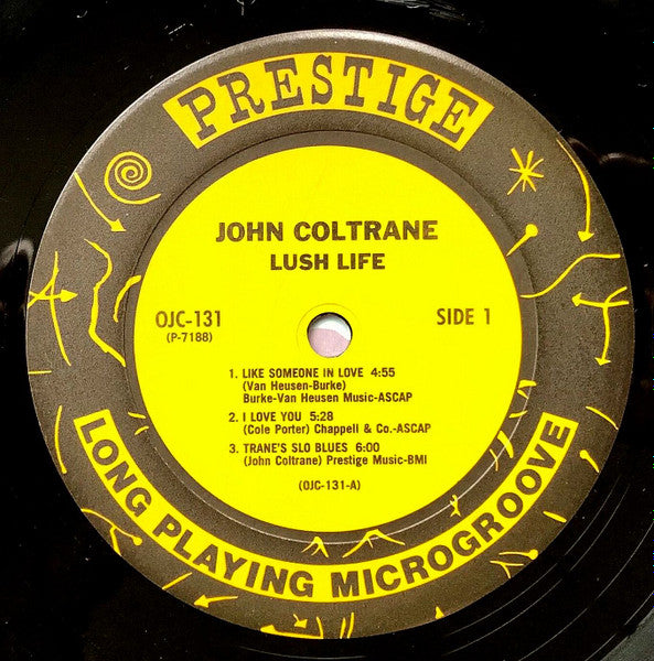 John Coltrane : Lush Life (LP, Album, Mono, RE)