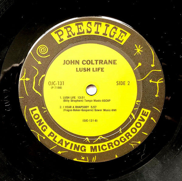 John Coltrane : Lush Life (LP, Album, Mono, RE)