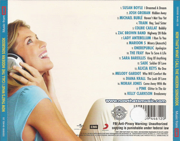 Various : Now That's What I Call The Modern Songbook (CD, Comp, Promo)