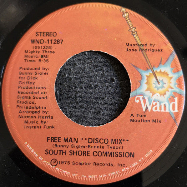 South Shore Commission : Free Man (7")