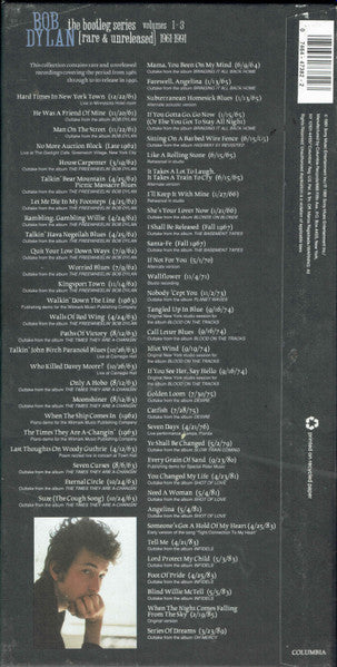 Bob Dylan : The Bootleg Series Volumes 1 - 3 [Rare & Unreleased] 1961-1991 (3xCD, Comp + Box)