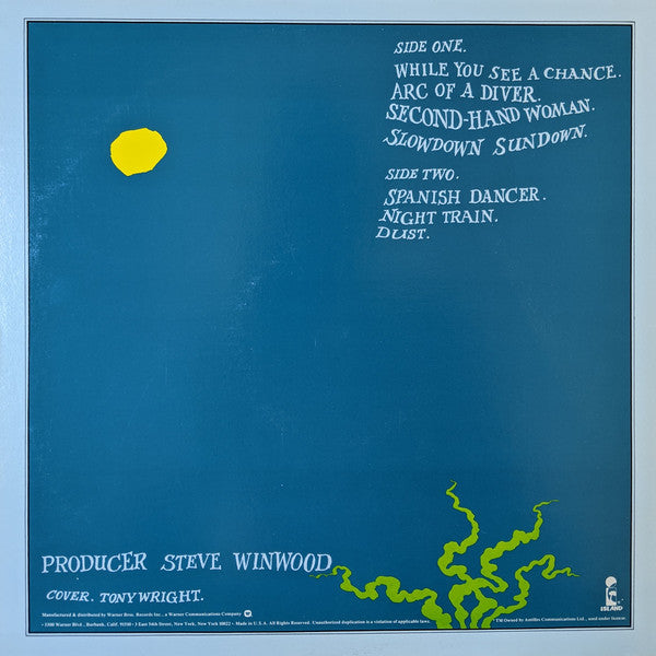 Steve Winwood : Arc Of A Diver (LP, Album, All)